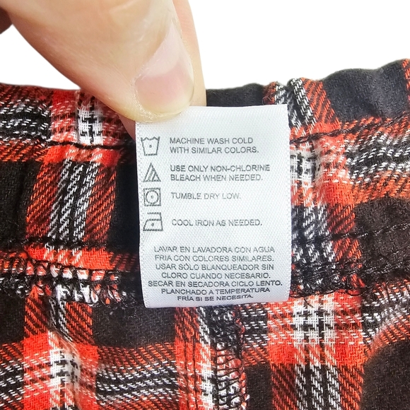 NFL Cleveland Browns Plaid Flannel Sleepwear Pajama Pants NWT - Picture 9 of 9